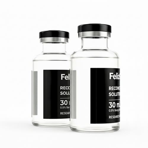 FelizGoo Reconstitution Solution 2 pack 30ml in premium glass vials with flip off caps
